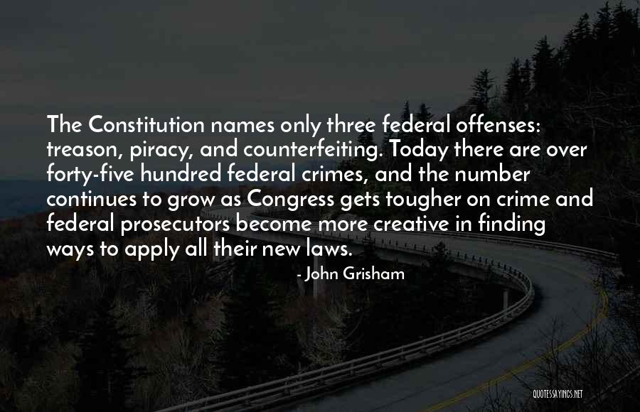 The New Constitution Quotes By John Grisham