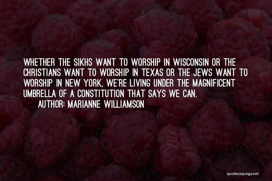 The New Constitution Quotes By Marianne Williamson