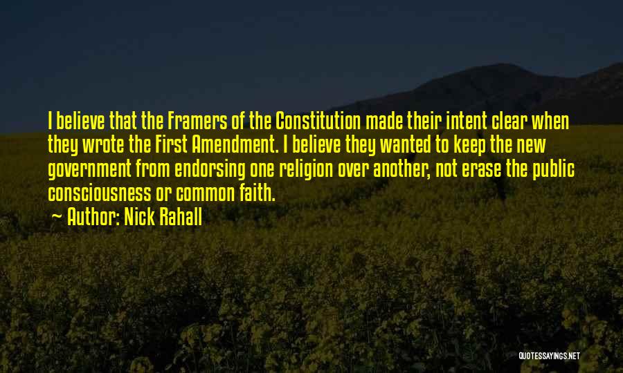 The New Constitution Quotes By Nick Rahall