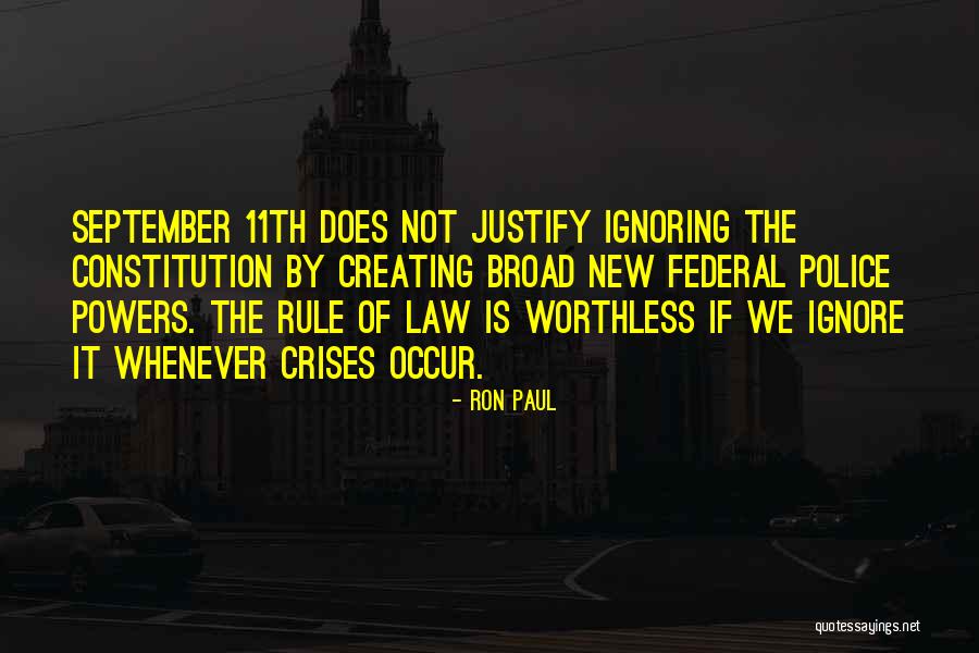 The New Constitution Quotes By Ron Paul