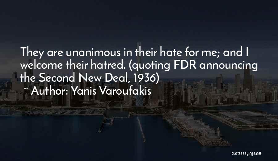 The New Deal From Fdr Quotes By Yanis Varoufakis