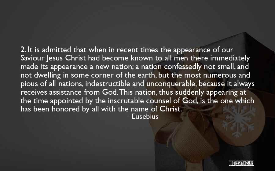 The New Earth Quotes By Eusebius The New Earth Quotes By Eusebius