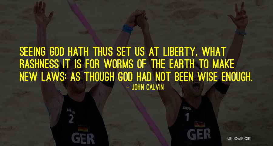 The New Earth Quotes By John Calvin The New Earth Quotes By John Calvin