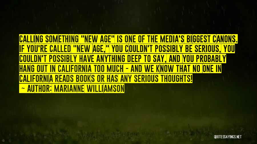 The New Media Quotes By Marianne Williamson