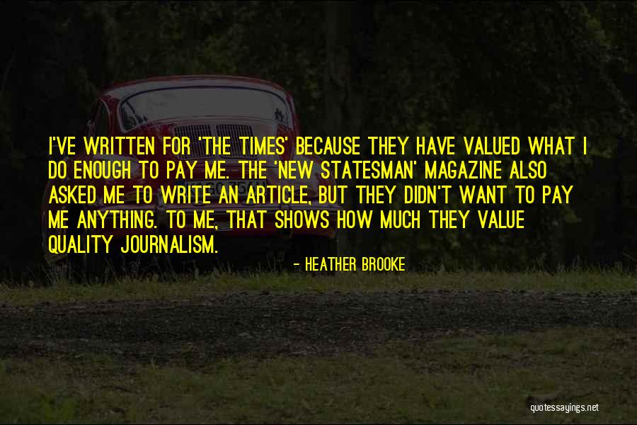 The New Statesman Quotes By Heather Brooke The New Statesman Quotes By Heather Brooke
