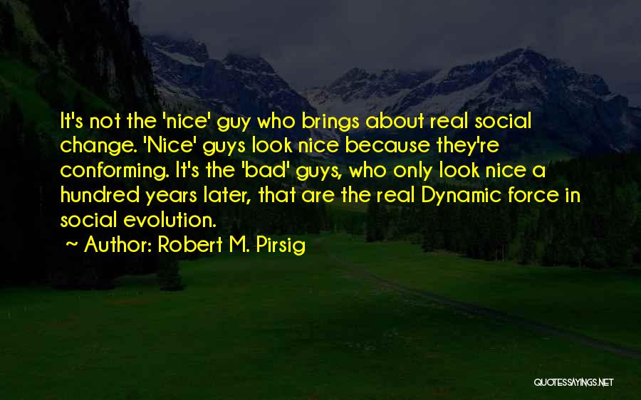 The Nice Guy Quotes By Robert M. Pirsig