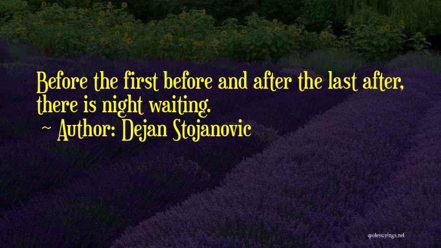 The Night After Quotes By Dejan Stojanovic