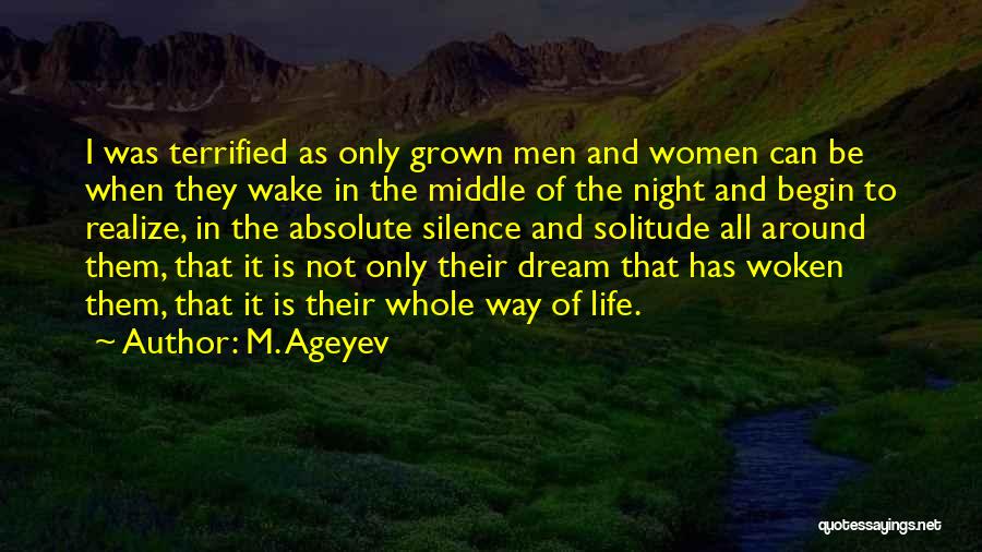 The Night And Dreams Quotes By M. Ageyev