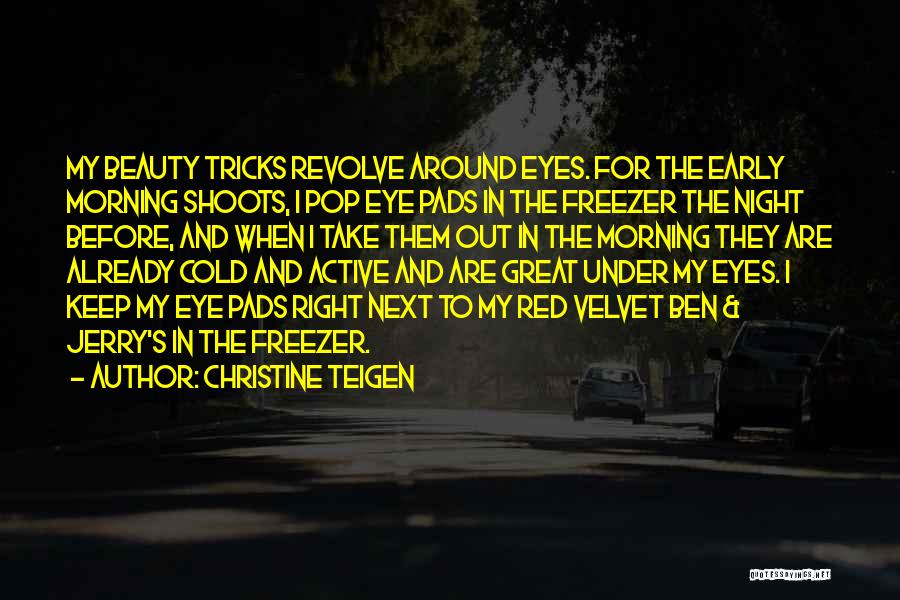 The Night Before Quotes By Christine Teigen