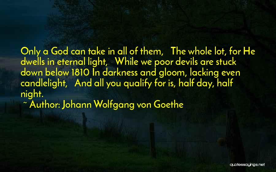 The Night Eternal Quotes By Johann Wolfgang Von Goethe