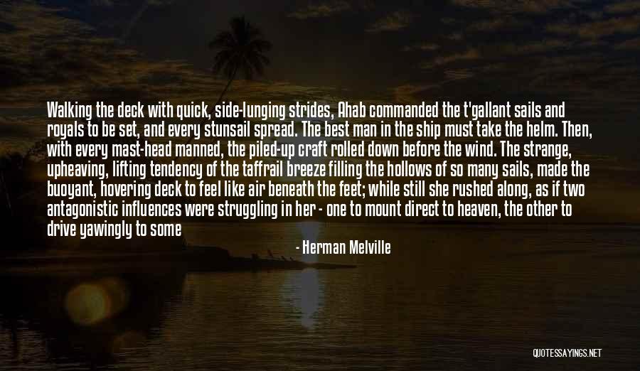 The Night Face Up Quotes By Herman Melville