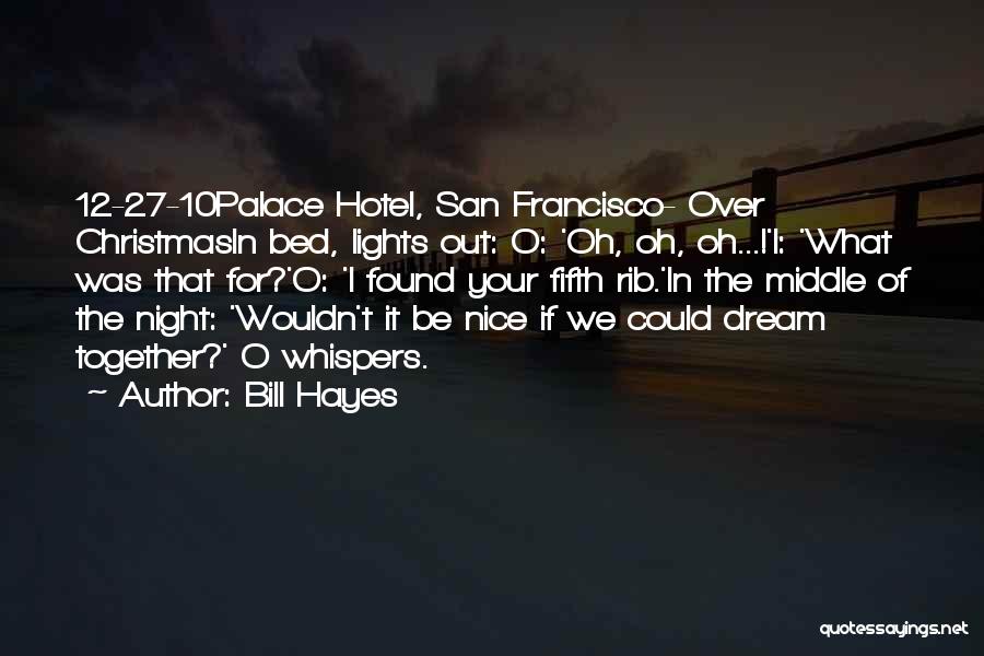 The Night Lights Quotes By Bill Hayes