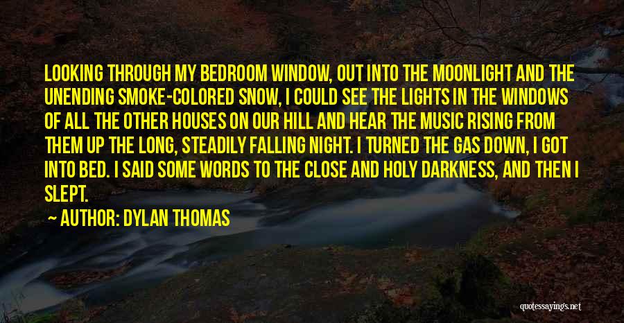 The Night Lights Quotes By Dylan Thomas