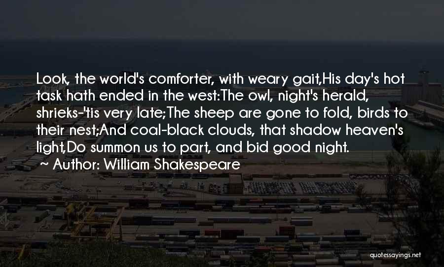 The Night Shakespeare Quotes By William Shakespeare