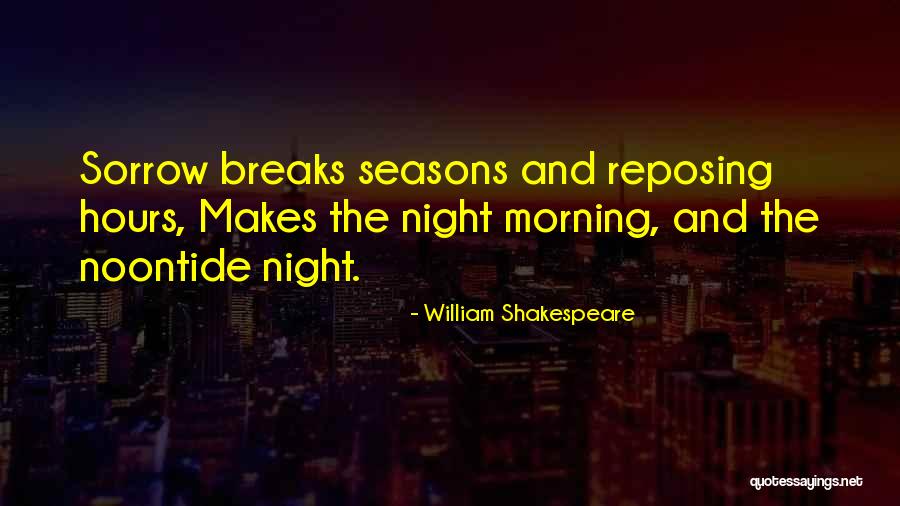 The Night Shakespeare Quotes By William Shakespeare