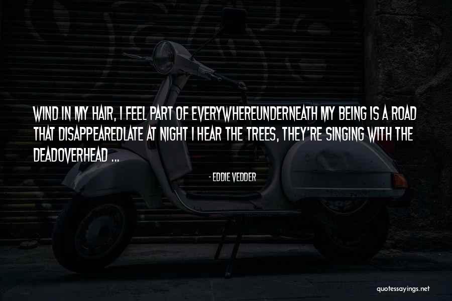 The Night She Disappeared Quotes By Eddie Vedder The Night She Disappeared Quotes By Eddie Vedder