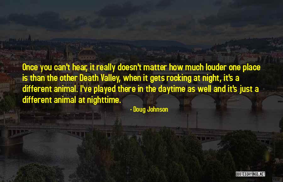 The Nighttime Quotes By Doug Johnson