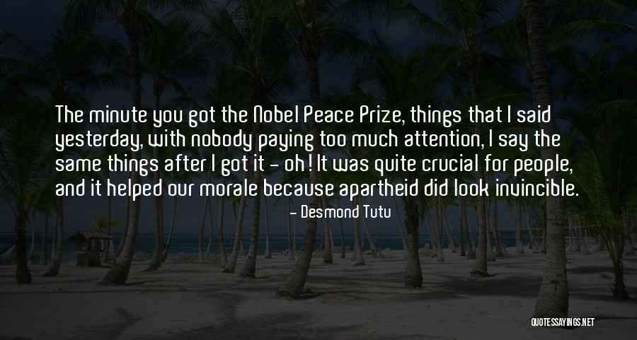 The Nobel Peace Prize Quotes By Desmond Tutu The Nobel Peace Prize Quotes By Desmond Tutu