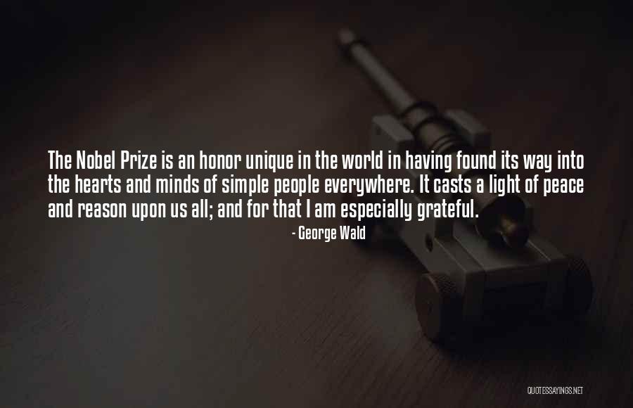 The Nobel Peace Prize Quotes By George Wald The Nobel Peace Prize Quotes By George Wald