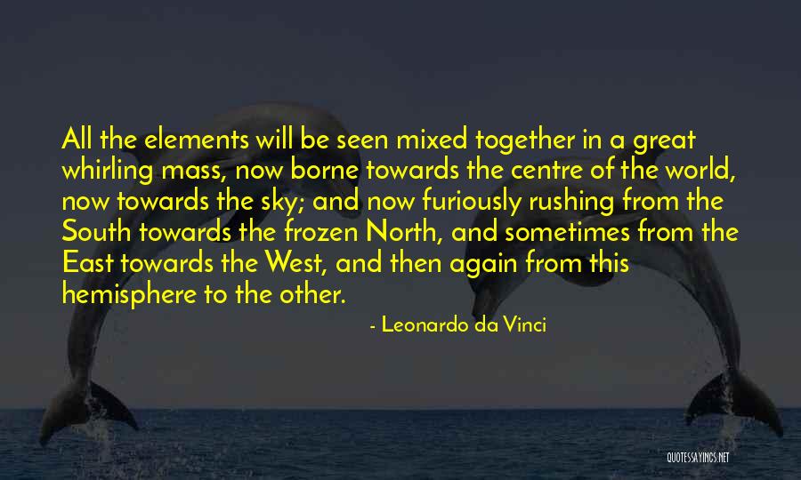 The North And South Quotes By Leonardo Da Vinci