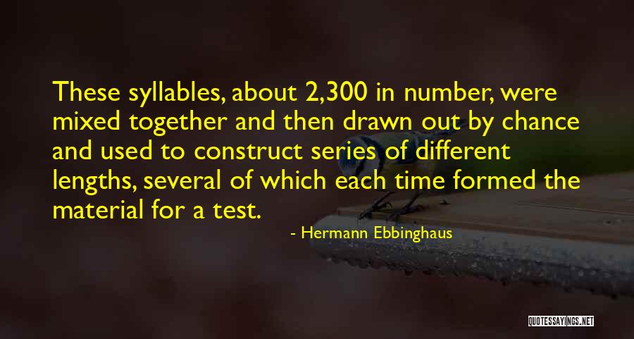 The Number 2 Quotes By Hermann Ebbinghaus