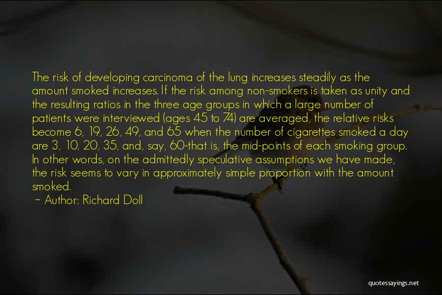 The Number 3 Quotes By Richard Doll