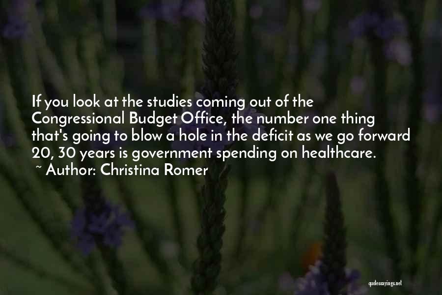 The Number 30 Quotes By Christina Romer