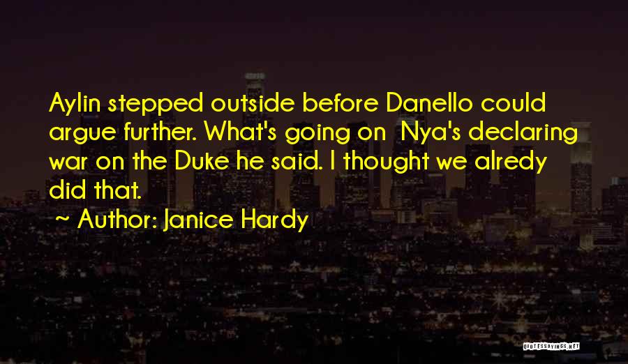 The Nya Quotes By Janice Hardy