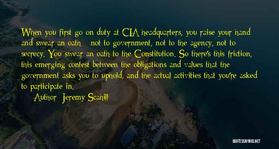 The Oath Quotes By Jeremy Scahill