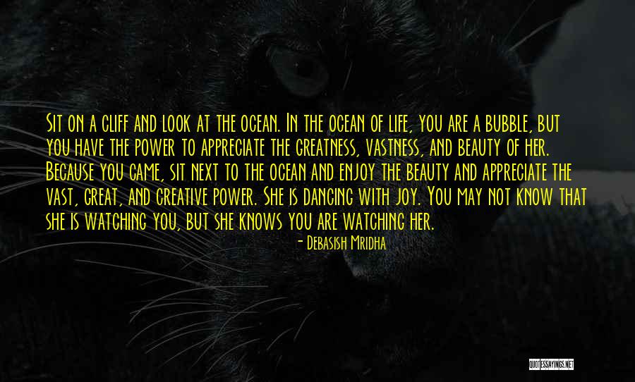 The Ocean And Beauty Quotes By Debasish Mridha