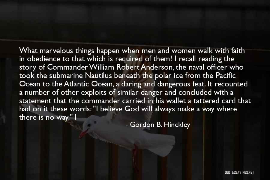 The Ocean And God Quotes By Gordon B. Hinckley