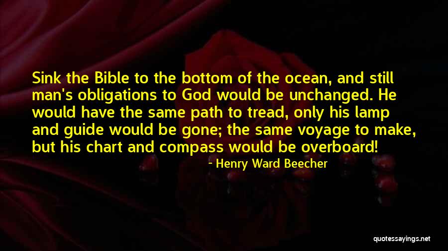 The Ocean And God Quotes By Henry Ward Beecher