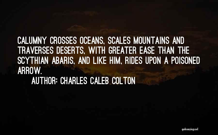The Ocean And Mountains Quotes By Charles Caleb Colton
