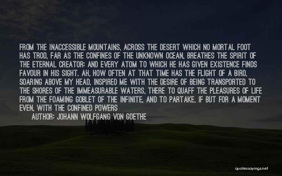 The Ocean And Mountains Quotes By Johann Wolfgang Von Goethe