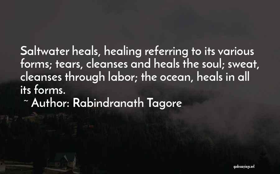 The Ocean And Saltwater Quotes By Rabindranath Tagore