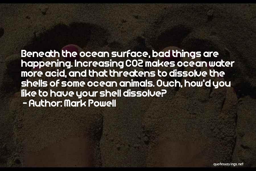 The Ocean And Shells Quotes By Mark Powell