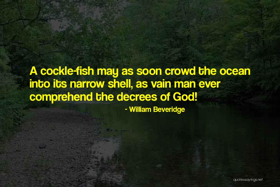 The Ocean And Shells Quotes By William Beveridge