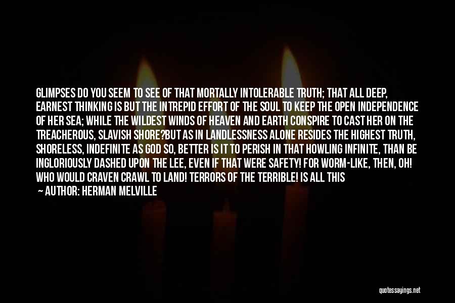 The Ocean And Soul Quotes By Herman Melville