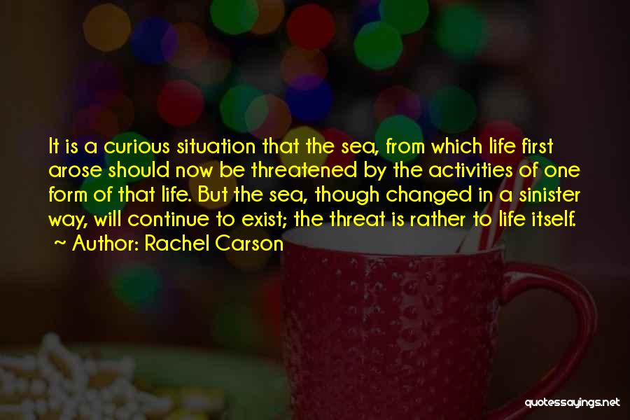 The Ocean Sea Life Quotes By Rachel Carson