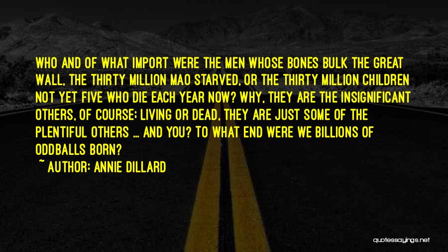 The Oddballs Quotes By Annie Dillard