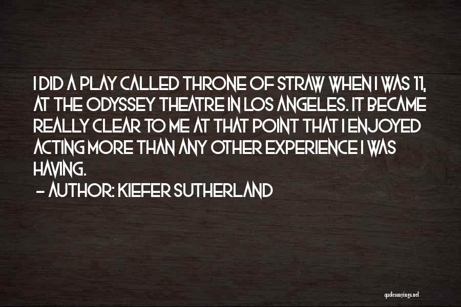 The Odyssey Quotes By Kiefer Sutherland