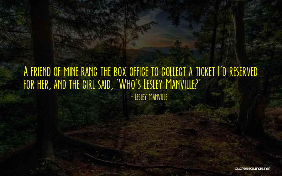The Office Quotes By Lesley Manville