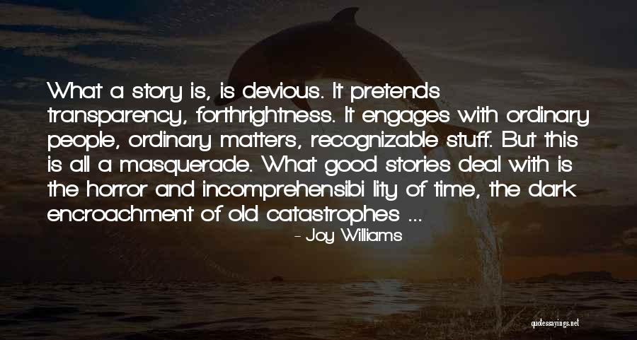 The Old Old Story Quotes By Joy Williams The Old Old Story Quotes By Joy Williams