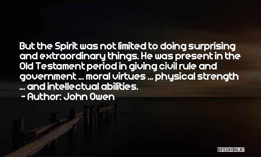 The Old Testament Quotes By John Owen