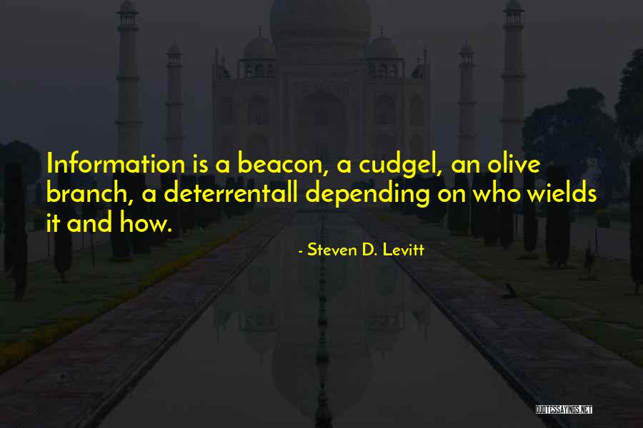 The Olive Branch Quotes By Steven D. Levitt The Olive Branch Quotes By Steven D. Levitt