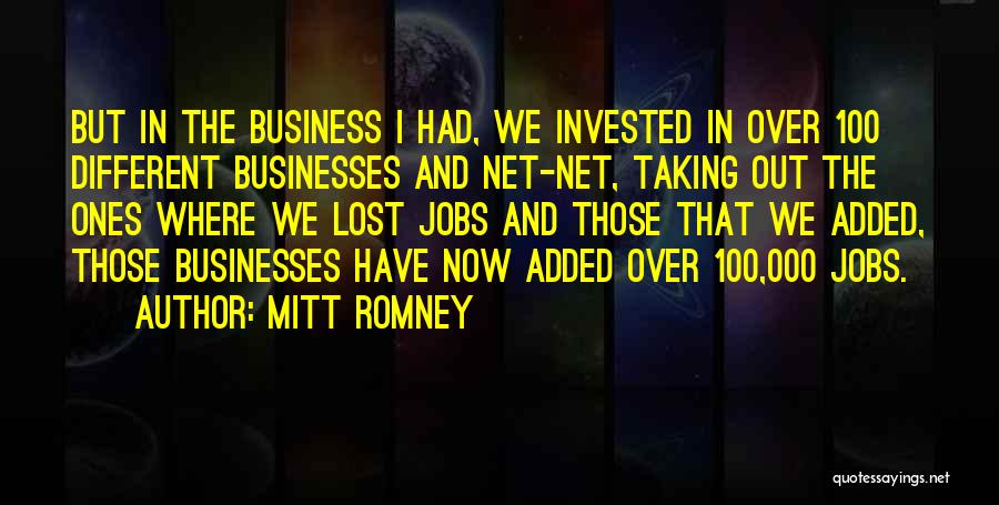 The Ones We Lost Quotes By Mitt Romney
