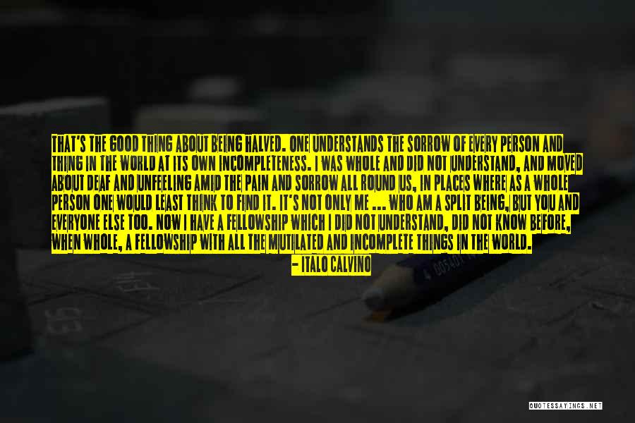 The Only Person Who Understands Me Quotes By Italo Calvino The Only Person Who Understands Me Quotes By Italo Calvino