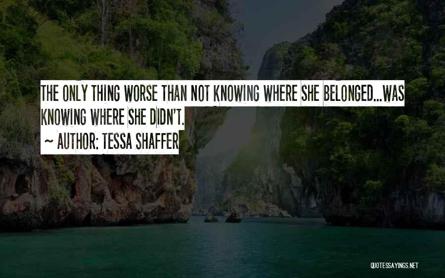 The Only Thing Worse Than Quotes By Tessa Shaffer