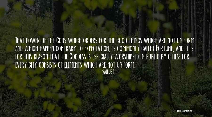 The Order Of Things Quotes By Sallust The Order Of Things Quotes By Sallust