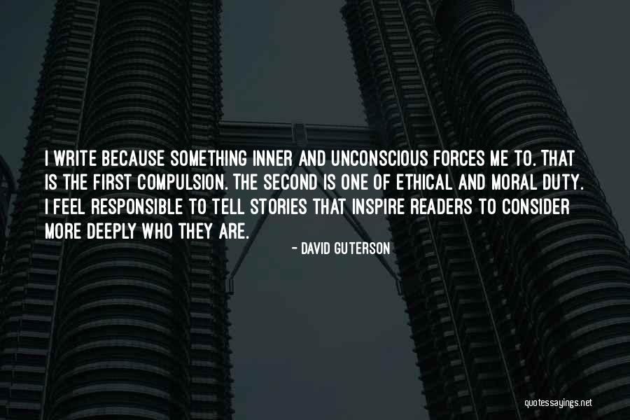 The Other David Guterson Quotes By David Guterson